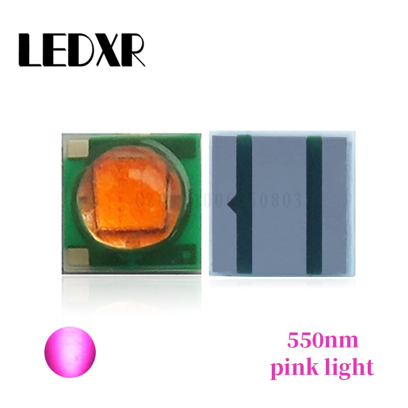 XPE3535 고출력 세라믹 질화알루미늄 패키지, 핑크 조명 550nm 조경 조명 무대 조명 고휘도 램프 비즈